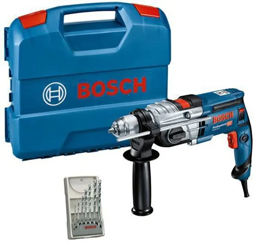 Bosch Schlagbohrmaschine GSB 20-2 Aufnahme-L.850W Spannung 230V m.7tlg.Steinbohrerset