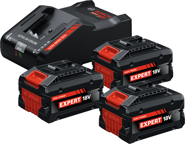 Bosch EXPERT Aktionsstarter-Set EXBA18V-80 + EXAL18V-160