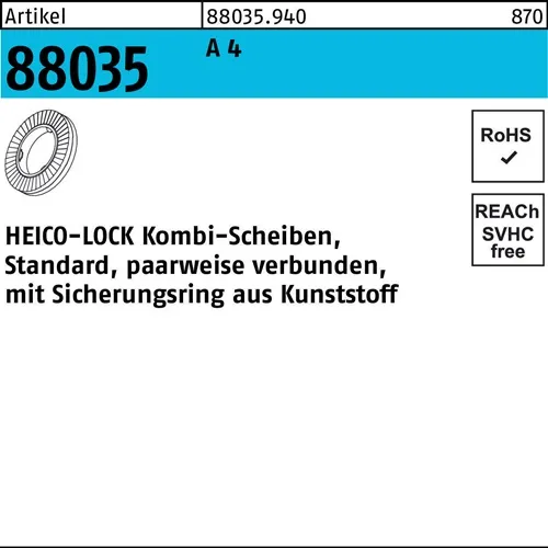 Kombischeibe R 88035 HKS-16S A 4 100 Stück HEICO