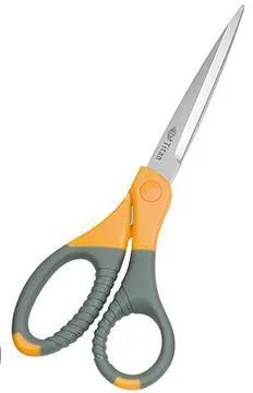 WEDO Schere Titan Plus 9858 21,5cm Edelstahl grau/gelb