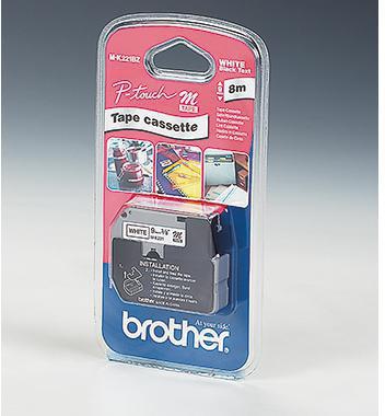 Brother Schriftbandkassette MK221BZ 9mmx8m unlaminiert sw auf ws