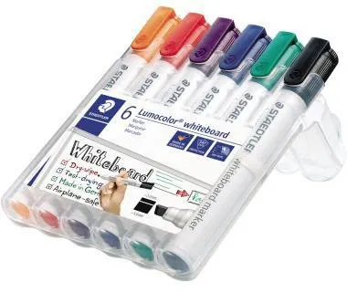 STAEDTLER Whiteboardmarker Lumocolor 351 B WP6 6 St./Pack.