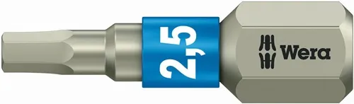 Bit 3840/1 TS 1/4 Zoll 2,5mm L.25mm i6-KT.i6-KT.2,5mm WERA