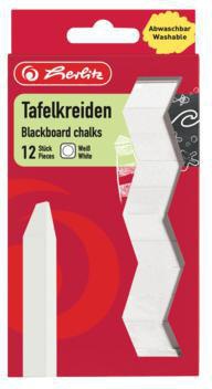 Herlitz Tafelkreide 8648107 weiß 12 St./Pack.
