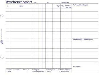 Avery Zweckform Wochenbericht 1310 DIN A5 100Bl.