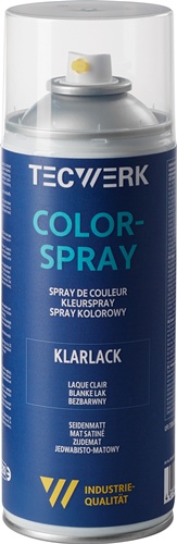 TECWERK Colorspray klarlack seidenmatt 400ml Spraydose 