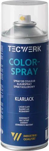TECWERK Colorspray klarlack seidenmatt 400ml Spraydose