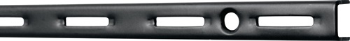 Wandsch.L.1500mm schwarz ma STA einreihige Lochung ALFER ELEMENT SYSTEM