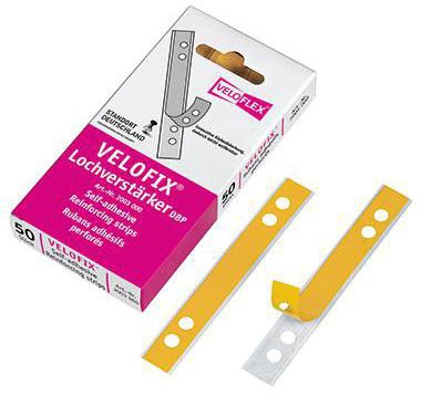 Veloflex Lochverstärker VELOFIX 2003000 105x15mm sk gk 50 St./Pack.