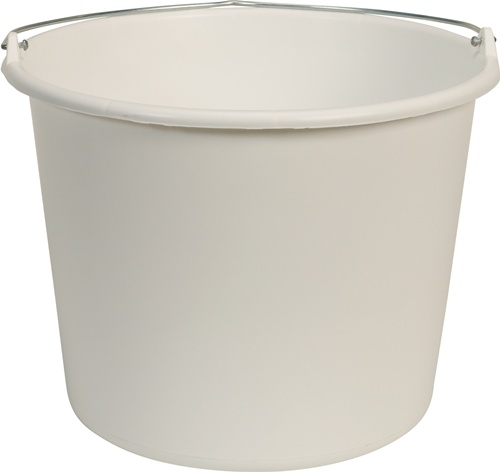 Baueimer GRIPLINE L 12l weiß Ku.