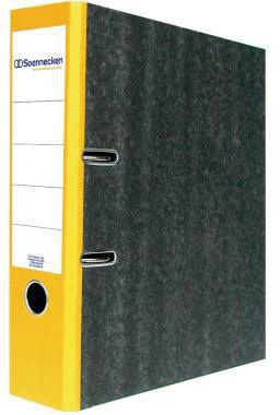 Soennecken Ordner 3321 DIN A4 80mm Pappe gelb