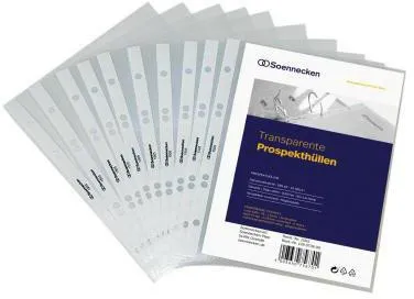 Soennecken Prospekthülle 1506 DIN A5 PP transparent 100 St./Pack.