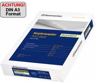 Soennecken Kopierpapier Standard 5533 DIN A3 80g weiß 500 Bl./Pack.
