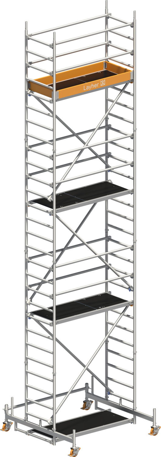 Layher Fahrgerüst Uni Leicht P2 Typ: 1403206 | SH: 6,26 m / AH: 8,26 m