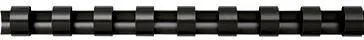 Fellowes Plastikbinderücken COMB 5345707 8mm schwarz 100 St./Pack.