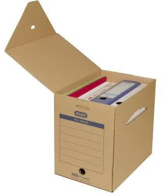 ELBA Archivbox Maxi tric system 100421092 für DIN A4 naturbraun