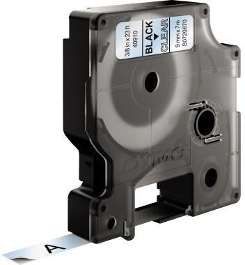 DYMO Schriftbandkassette D1 S0720670 9mmx7m schwarz auf transp.