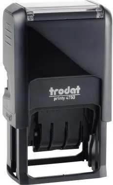 trodat Datumstempel Printy-Dater 64249 BEZAHLT Druck bl/rt