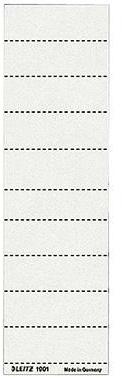 Leitz Beschriftungsschild 19010001 blanko 4zeilig weiß 100 St./Pack.