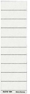 Leitz Beschriftungsschild 19010001 blanko 4zeilig weiß 100 St./Pack.