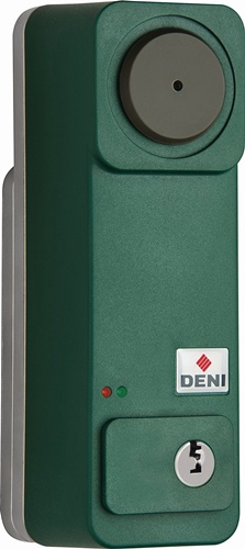 Türwächter f.Einhandbedienung vorgerichtet f.Profilhalbzylinder grü lack.Voralar