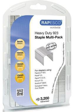 RAPESCO Heftklammer Multi Pack 923 1246 verzinkt 3.200 St./Pack.