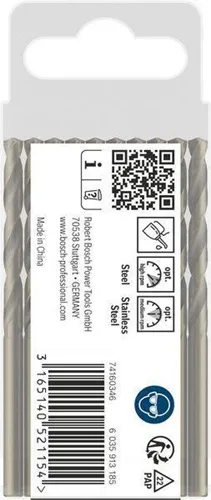 Bosch Metallbohrer PRO Stainless Steel Arbeits-L.43mm D.4mm L.75mm 10St.