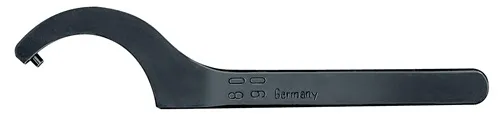 Hakenschlüssel m.Zapfen DIN 1810 B f.Muttern-Außen-Ø 95-100mm Zapfen-Ø 8,0mm