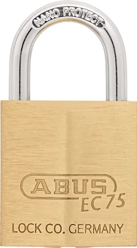 Zylindervorhangschloss 75/30 gl.-7341 Schlosskörper-B.30mm MS gl.ABUS