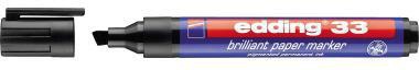 edding Pigmentmarker 33 4-33001 1-5mm Keilspitze schwarz