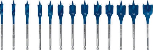 Bosch Flachfräsbohrer-Set EXPERT SelfCut Speed 13tlg. D.10-32mm 