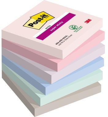 Post-it Haftnotiz 654-6SS-SOUL 76x76mm 90Blatt 6St.