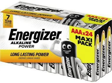 Energizer Batterie Alkaline Power E303271700 AAA 24 St./Pack.