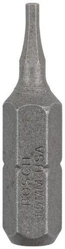 Bosch Schrauberbit Extra-Hart ISO1173 C6.3 HEX 1,5 L.25mm 1/4Zoll-Außen-6kt 3St.