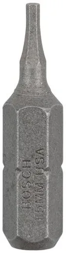 Bosch Schrauberbit Extra-Hart ISO1173 C6.3 HEX 1,5 L.25mm 1/4Zoll-Außen-6kt 3St.
