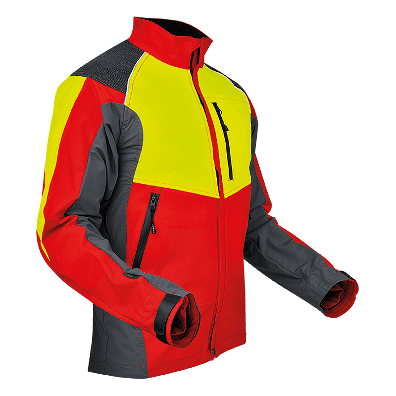 PFANNER Forstschutzjacke VENTILATION rot/gelb (105544)