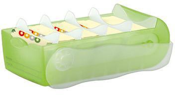 HAN Karteikasten CROCO 998-603 DIN A8 PP grün transluzent