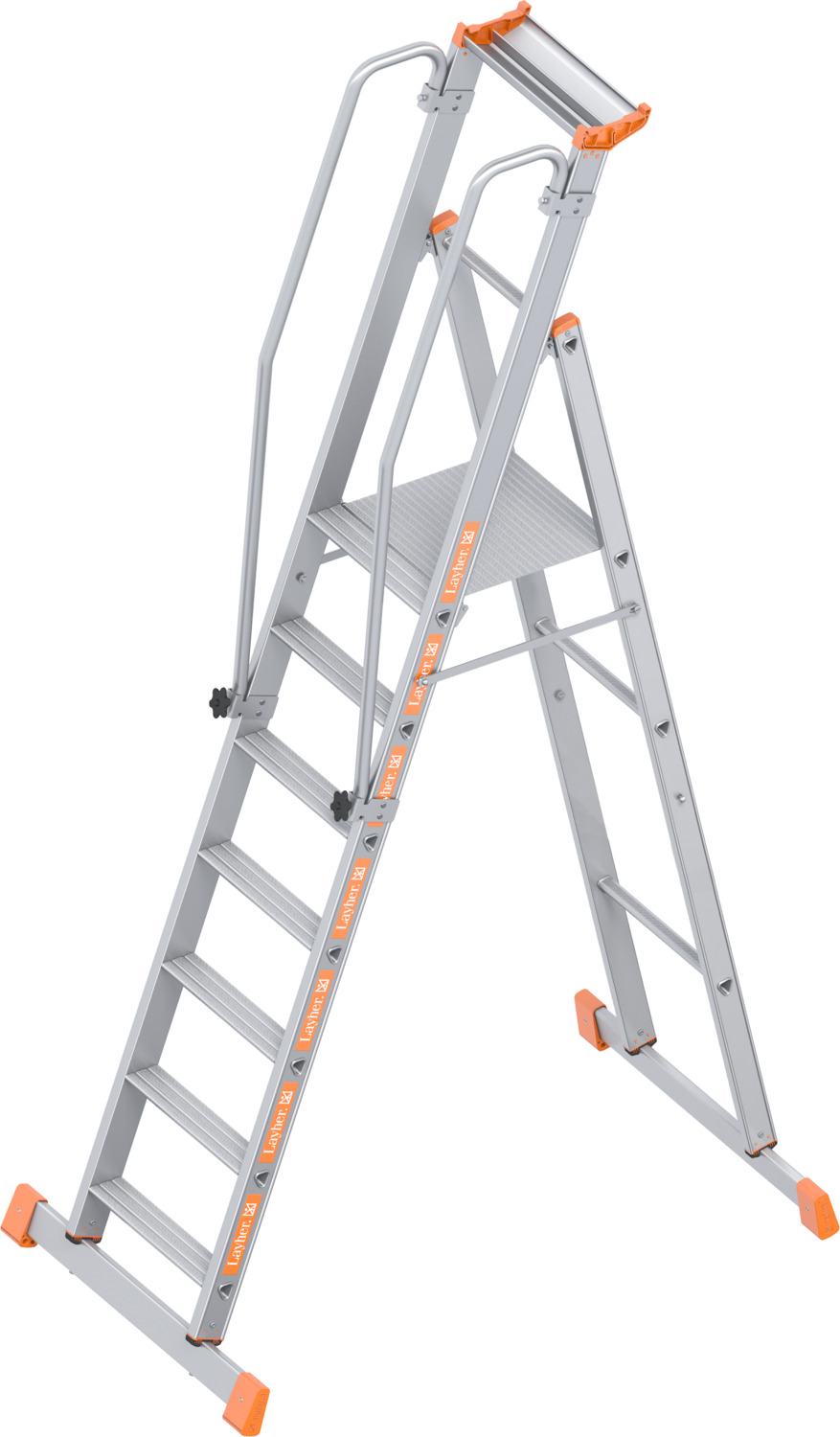 Layher Plattformleiter TOPIC 1074 7 Stufen