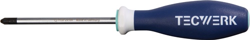 Schraubendreher Gr.PZD 2 Klingen-L.100mm 3K-Griff Rundkl.TECWERK