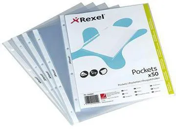 Hetzel Prospekthülle 224804 DIN A4 PP transparent 50 St./Pack.