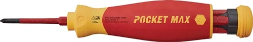 Magazinbithalter 45296 4-tlg.Schlitz/PH/+- (sl/PZD) VDE isol.WIHA