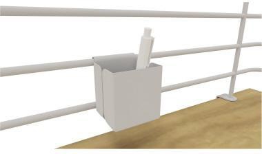 NowyStyl Stiftebox 2.0Stifte-Box 7x7,5x6,5cm ws