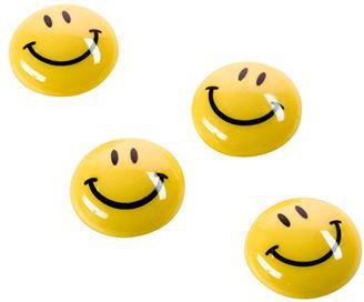 magnetoplan Magnet Smilies 16671 20mm gelb 8 St./Pack