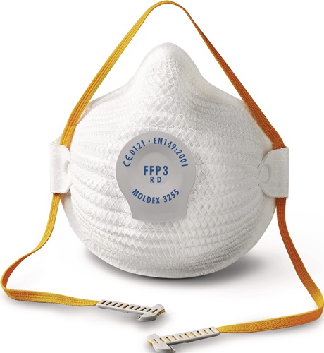 Atemschutzmaske AIR 325501 FFP3 R D m.Ausatemventil faltbar S/M MOLDEX