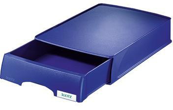 Leitz Briefablage Plus 52100035 DIN A4 stapelbar PS blau