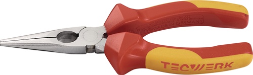 TECWERK Flachrundzange L.160mm Mehrkomp.-Hüllen 