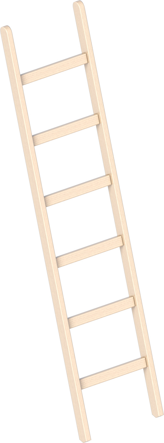 Layher Holzanlegeleiter 1052 6 Sprossen