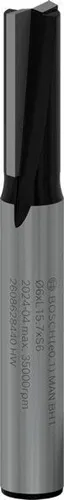 Bosch Nutfräser Standard for Wood Arbeits-L.19,58mm D.19mm L.51mm Schaft 6mm