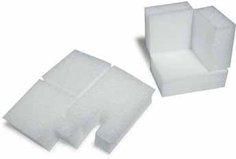 Eckenschutz Maße 95x95x95mm Schaumdicke 43mm PE-Schaum TRANSPAK