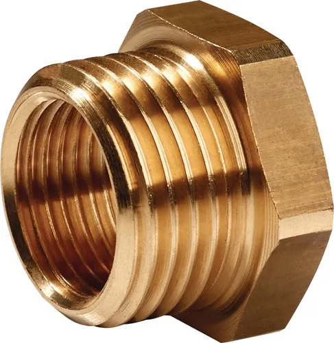 TECWERK Reduziernippel MS AG G 1/2 Zoll IG G 1/4 Zoll SW 22mm